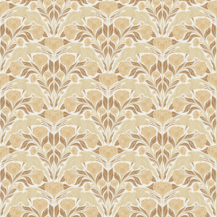 Bring timeless elegance to your walls with this Crane Dance Wallpaper, a graceful chinoiserie-inspired pattern that captures the beauty of nature in motion.