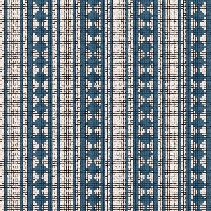 Channel the glamour of the Jazz Age with this Gatsby Mosaic Wallpaper, a striking geometric pattern inspired by classic Art Deco tilework.