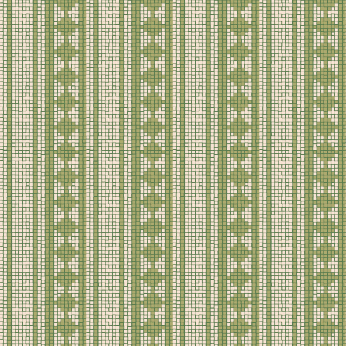 Channel the glamour of the Jazz Age with this Gatsby Mosaic Wallpaper, a striking geometric pattern inspired by classic Art Deco tilework.