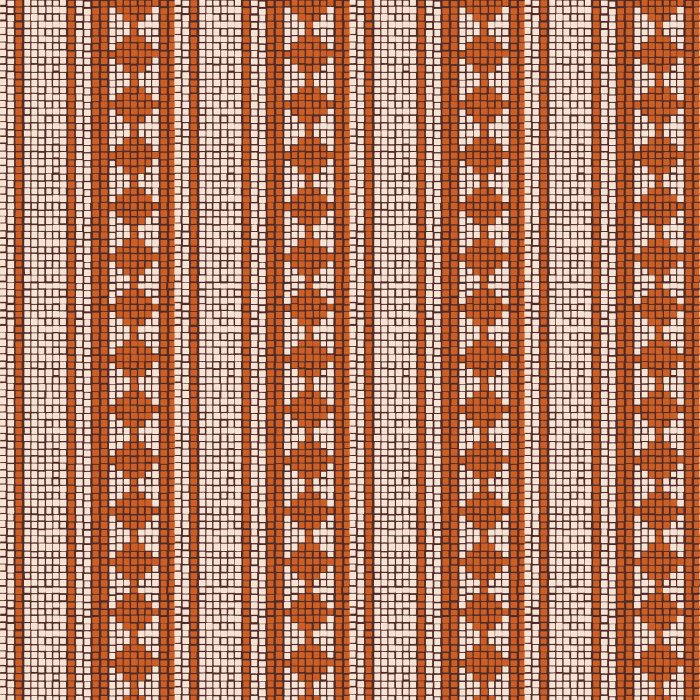 Channel the glamour of the Jazz Age with this Gatsby Mosaic Wallpaper, a striking geometric pattern inspired by classic Art Deco tilework.