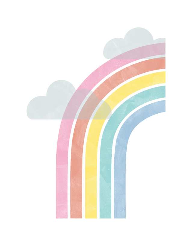 Brighten a child’s space with this Rainbow Arch Art Print, a cheerful illustration inspired by soft pastel rainbows and playful nursery design.
