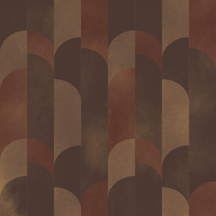Elevate your walls with this Textured Arches Wallpaper, a bold geometric pattern inspired by classic Art Deco architecture and modern layered design.