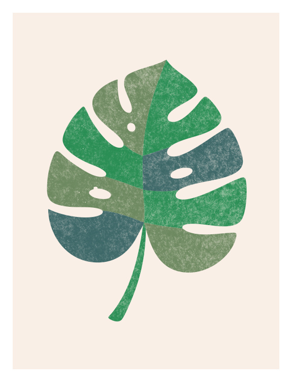 Bring fresh botanical style to your space with this Jungle Plant Art Print, a modern illustration inspired by lush tropical greenery.