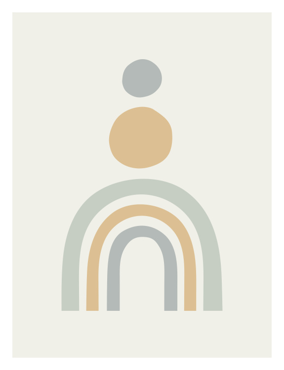 Add a modern boho touch to your space with this Boho Arch Art Print, a minimalist design inspired by soft geometric shapes and earthy tones.