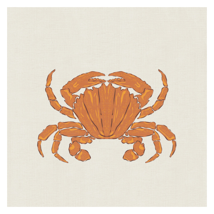 Bring a breezy seaside feel to your space with this Coastal Crab Art Print, featuring a beautifully illustrated crab in soft ocean-inspired hues.