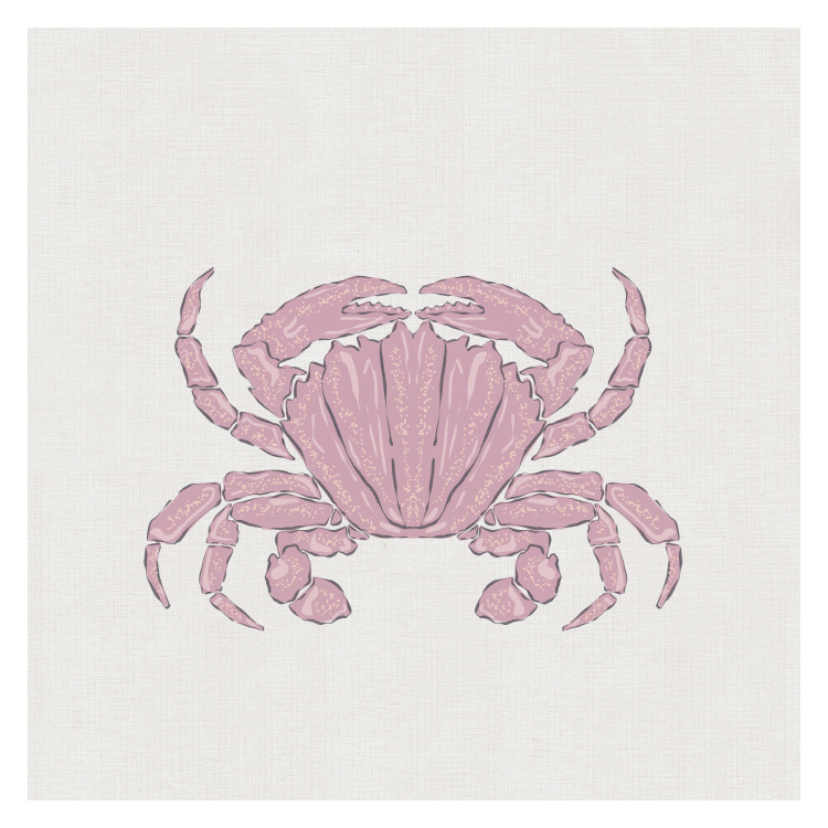 Bring a breezy seaside feel to your space with this Coastal Crab Art Print, featuring a beautifully illustrated crab in soft ocean-inspired hues.