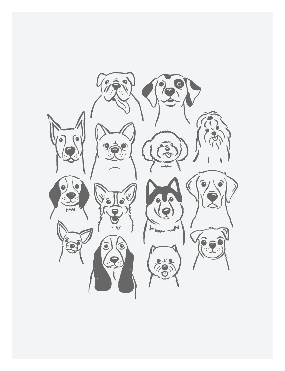 Puppy Dogs Art Print