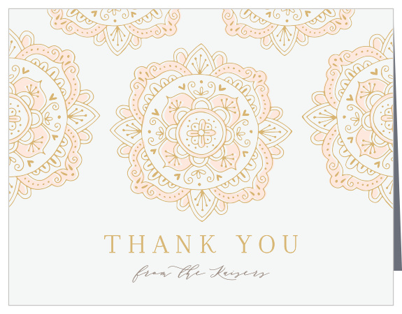 Make a unique and trendy impression with our Modern Moroccan Thank You Cards.