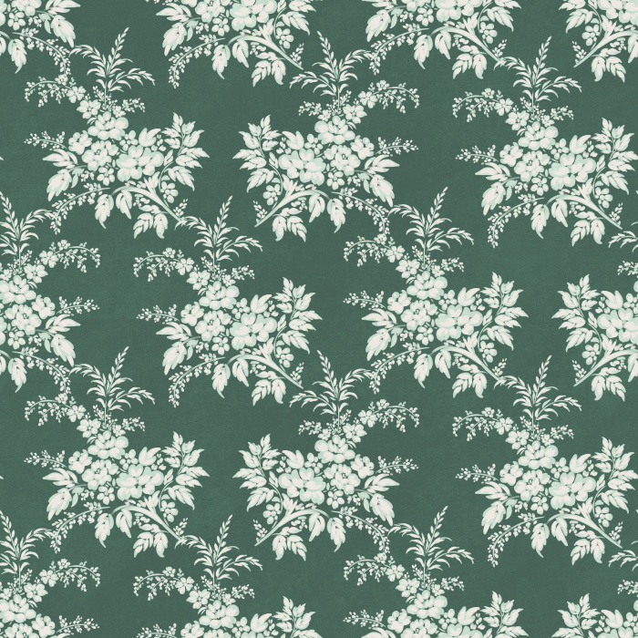 Rose Vines Wallpaper features delicate vintage-inspired floral bouquets intertwined with graceful leafy vines, creating a timeless botanical wallpaper with classic English garden elegance.