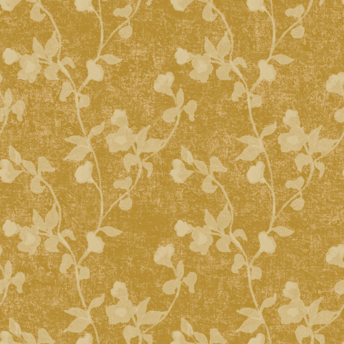 Forgotten Flowers Wallpaper features delicate trailing floral vines layered over a softly distressed textured background, creating a vintage botanical design with timeless character and warmth.