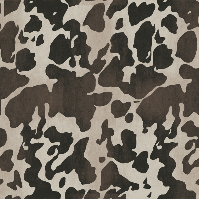 Rustic Cow Wallpaper brings timeless ranch style to your space with an organic cowhide-inspired pattern that blends rustic charm with modern Western design.
