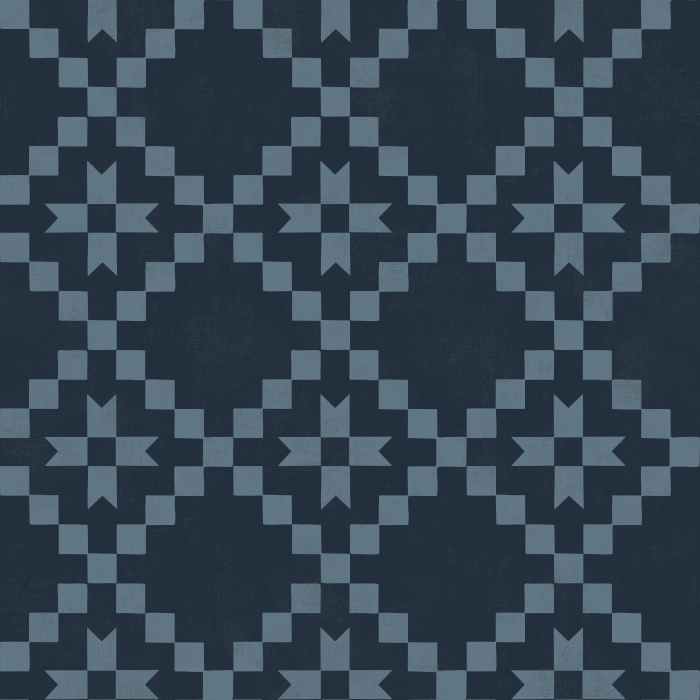 Add timeless Americana charm to your home with Country Quilt Wallpaper, a classic geometric wallpaper inspired by traditional patchwork quilts and heirloom textile patterns.
