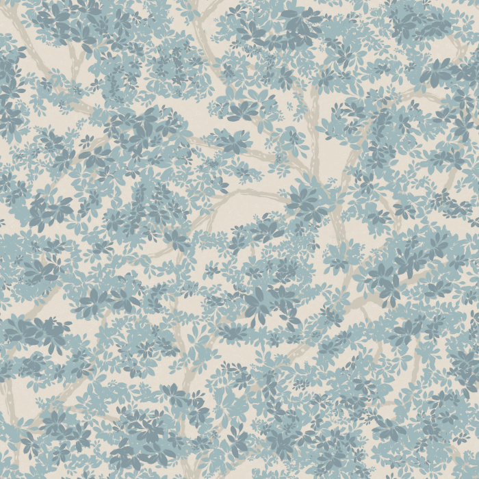 Transform your space with Leafy Tree Wallpaper, a graceful botanical wallpaper featuring layered leafy branches that create the look of a lush tree canopy overhead.