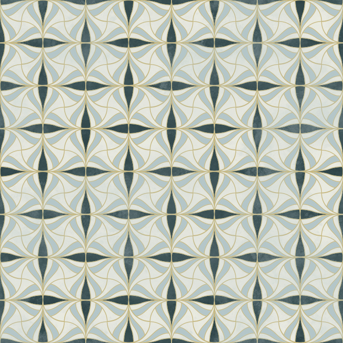 Elevate your space with Elegant Scallops Wallpaper, a refined geometric wallpaper featuring graceful scalloped curves, overlapping circular motifs, and a sophisticated Art Deco-inspired repeat.