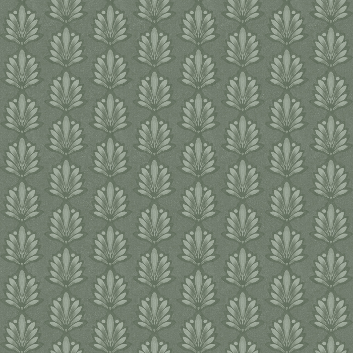 Bring timeless charm to your walls with Elegant Flourish Wallpaper, a delicate Art Deco botanical wallpaper featuring petite fan-inspired floral motifs arranged in a classic repeating pattern.