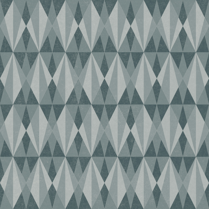 Kaleidoscope Lights Wallpaper features a repeating geometric pattern of faceted diamonds and angular shapes.