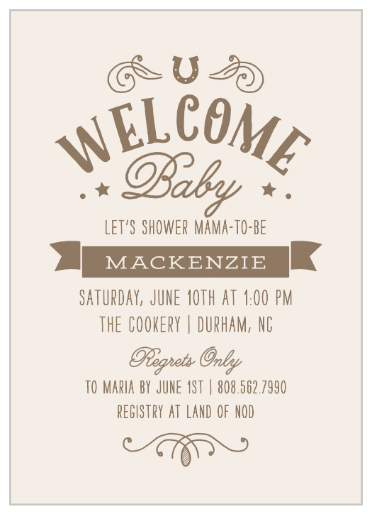 Rustic Floral Southern Girl Baby Shower Invitations – Artistically