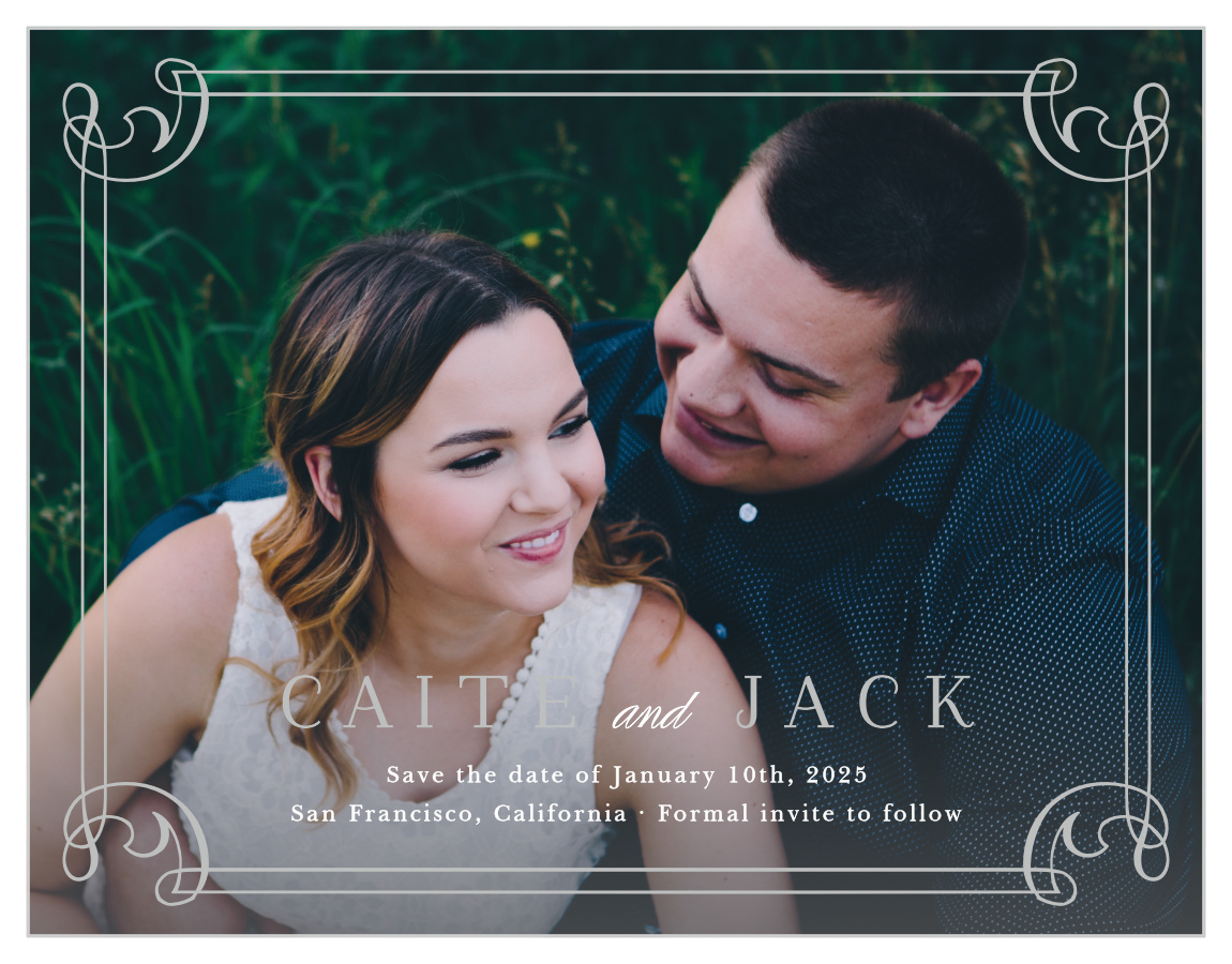 Victorian Frame Save the Date Cards