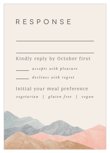 Mystic Mountains Response Cards