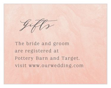 Let family and friends where you would like your wedding gifts from with our Mystic Mountains Registry Cards.