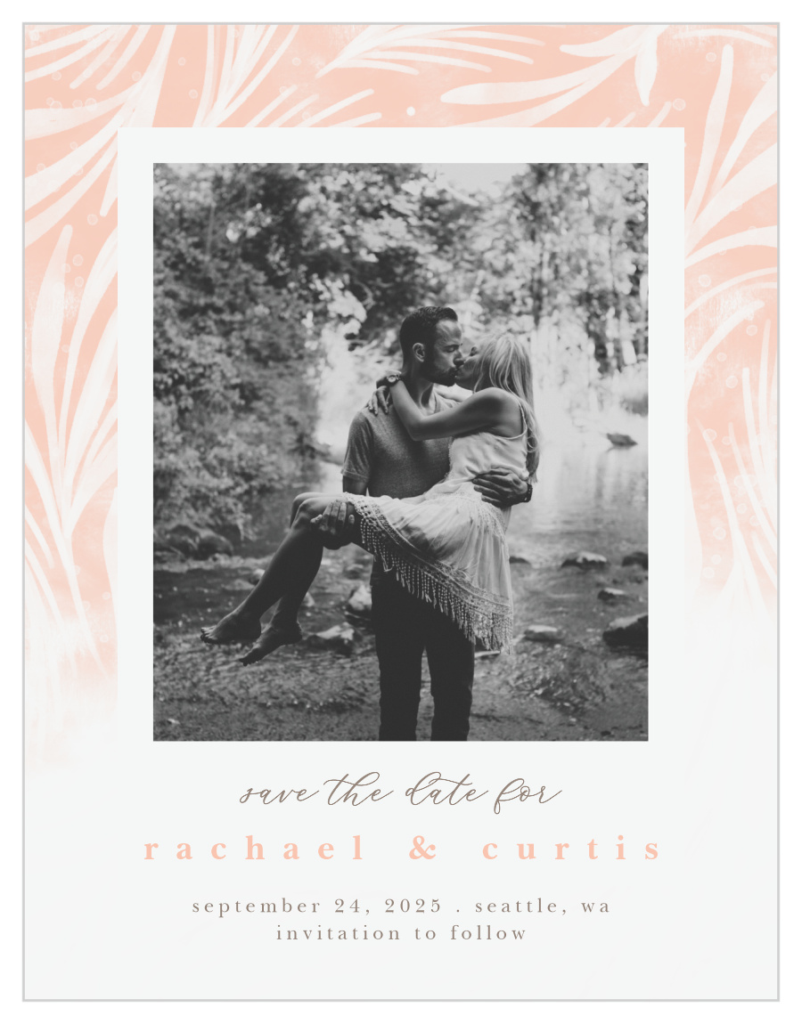 Floral Celebration Save the Date Cards