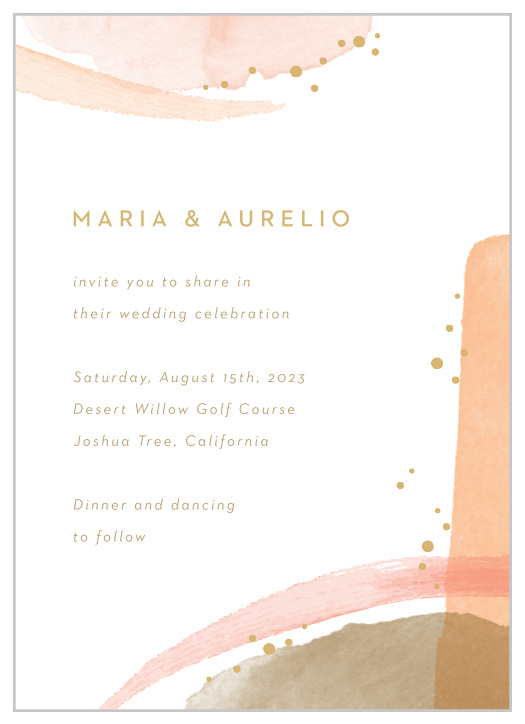 Our artistic Modern Desert Wedding Invitations are so unique, they are sure to make your loved ones' jaws drop!