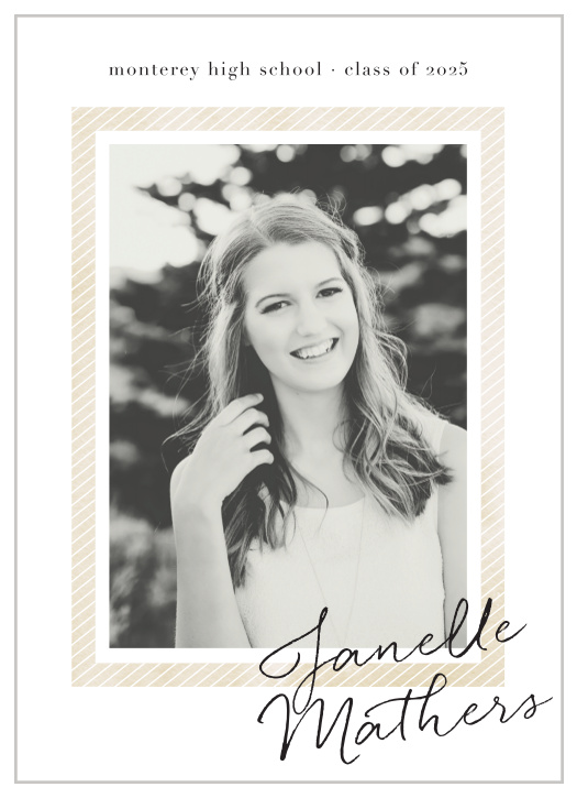 Announce your graduation with the Striped Success graduation announcements.