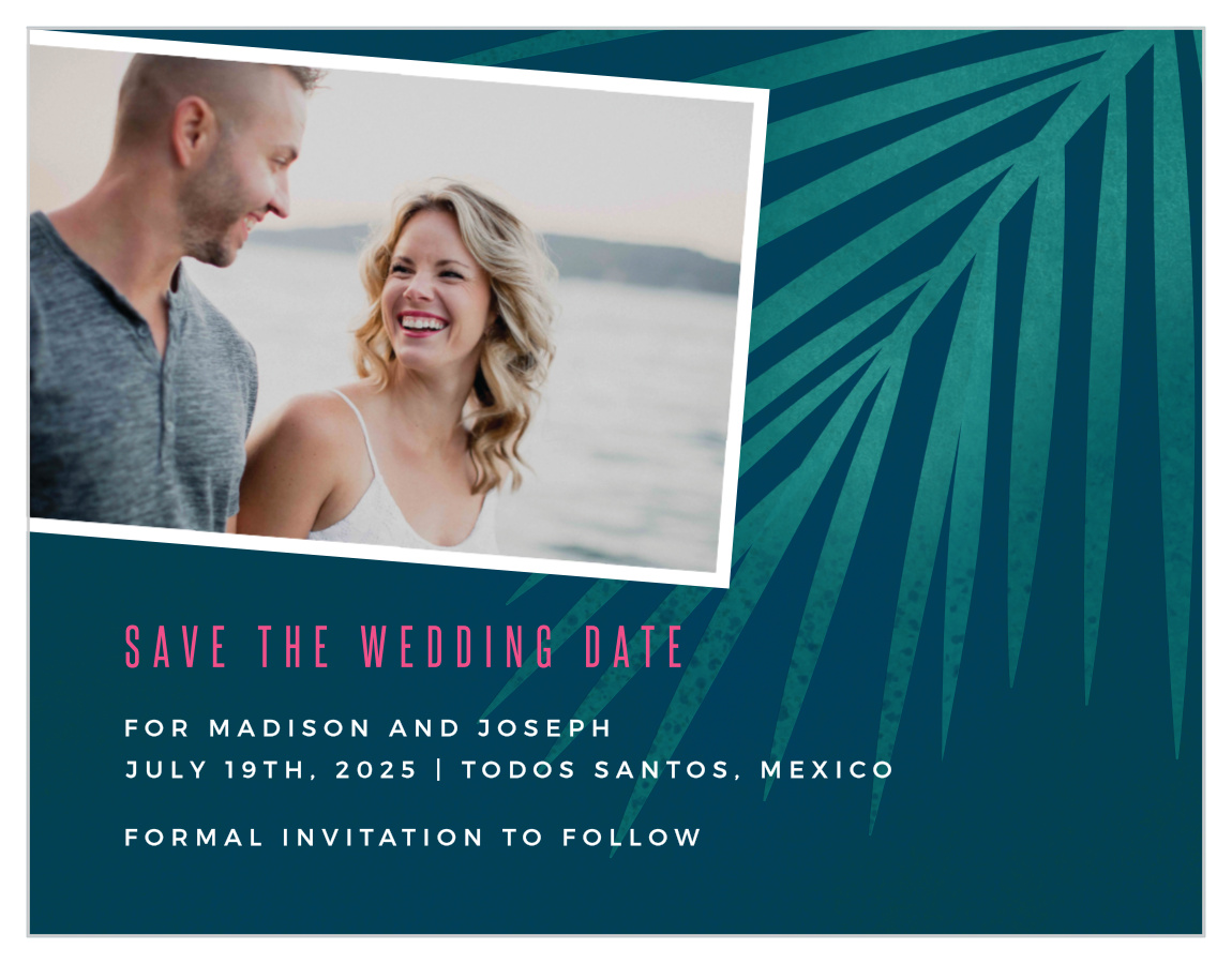 Retro Paradise Save the Date Cards