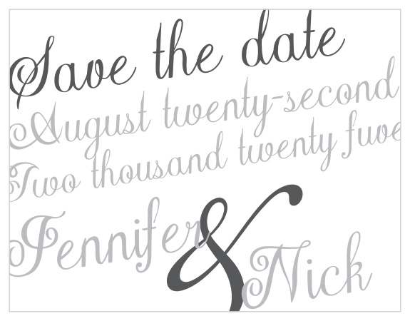 Our Plain Elegance Save The Date Magnet is awesome, and totally customizable!