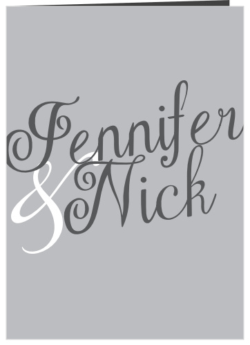 Our Plain Elegance wedding program is a perfect match to the rest of the Plain Elegance wedding suite.