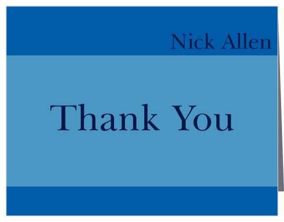 The Beginning & End Graduation Thank You Card is a simple design that can be personalized in minutes to match the Beginning And End graduation announcements for a perfect pair.