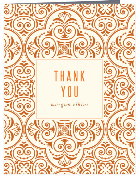 Let your family and friends know how much you appreciated their support with the chic look of our Far Away Graduation Thank You Card.