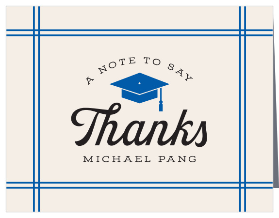 Framed Cap Graduation Thank You Card gives you a rustic country look and feel with a modern twist.