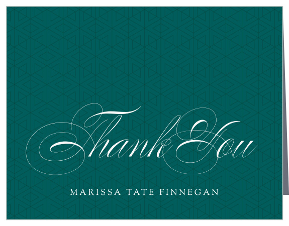 Show your appreciation to your loved ones with the Highly Sophisticated Graduation Thank You Card.