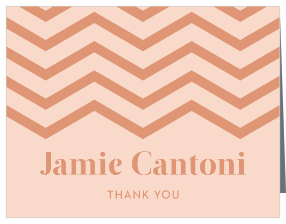 Share your gratitude for your family and friends' support with the chic look of our Island Cap Graduation Thank You Card.