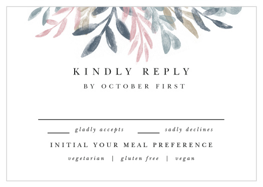 Gather all the info you need in style with our Sweetly Framed Response Cards.