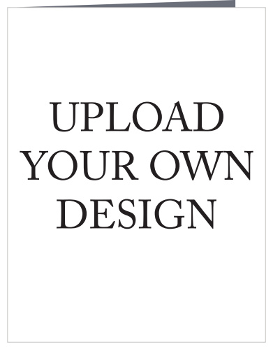 Upload your own design and let us print your thank you cards for you.