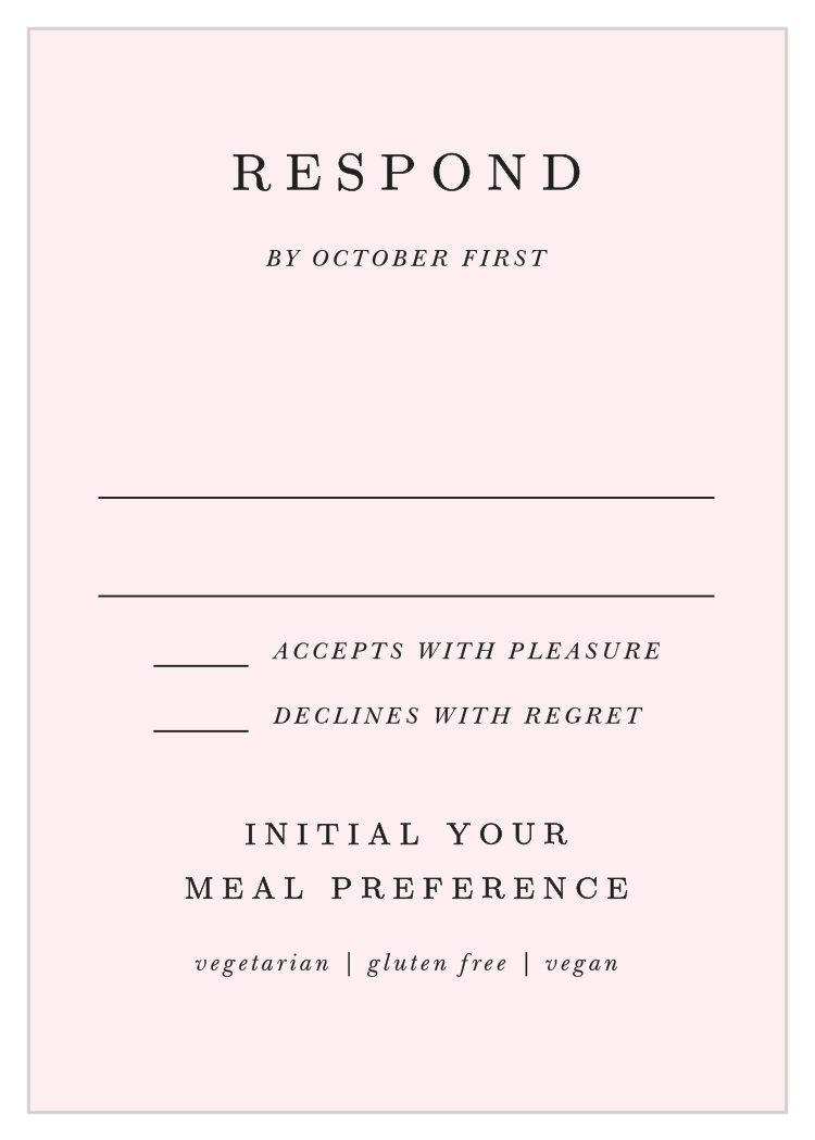 Photo Perfection Response Cards