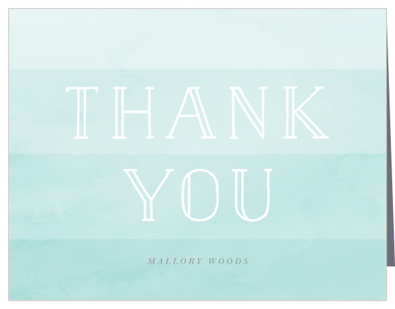 Make sure to express your gratitude to your guests with the Baby Anchor baby shower thank you cards.