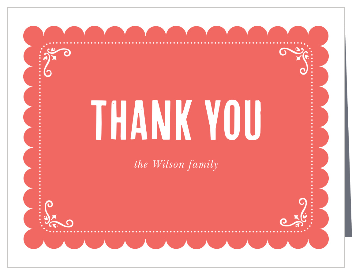 Baby Frame Baby Shower Thank You Cards