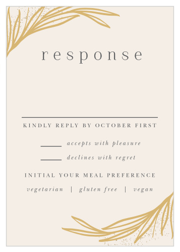 Simple Wreath Response Cards