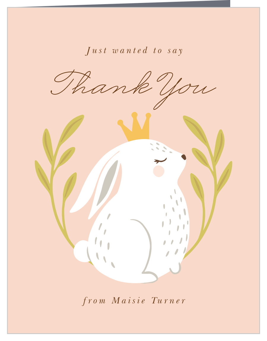 Crowned Princess Baby Shower Thank You Cards