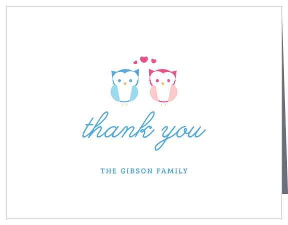 Hear ye! Hear ye! This Look Whoo Thank You card is LITERALLY crowned in cuteness! 