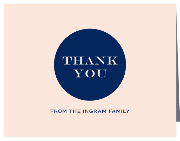 Chic, simple, totally customizable - what's not to love! The Two Plus Two Thank You Card is the perfect way to express your thanks!