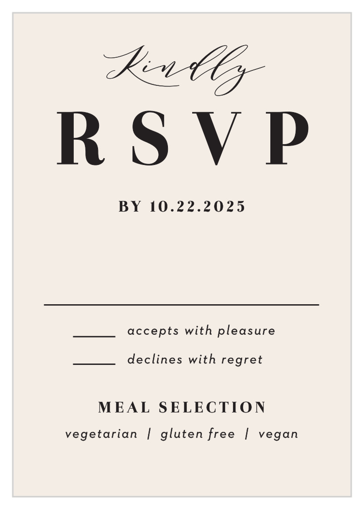 Cutest Couple Response Cards