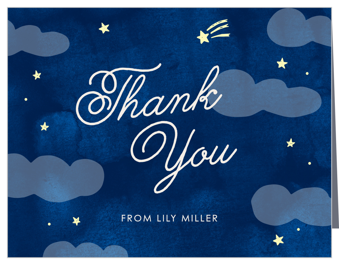 Night Night Baby Shower Thank You Cards