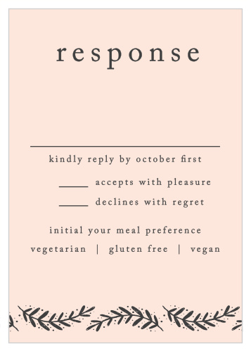Perfectly Personalized Response Cards