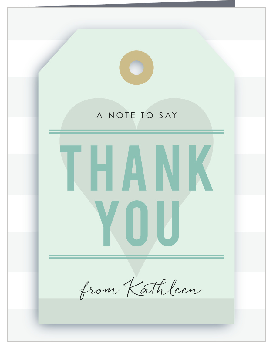 Playful Ticket Baby Shower Thank You Cards