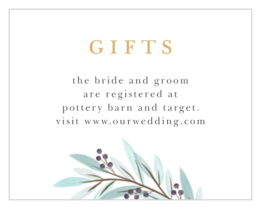 Make a lasting impression with our timeless Geometric Union Registry Cards.