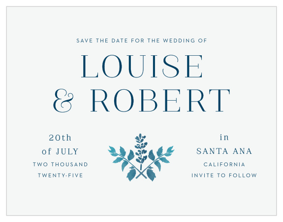Let your loved ones know of your grand news, with our Painted Floral Save the Date Magnets!